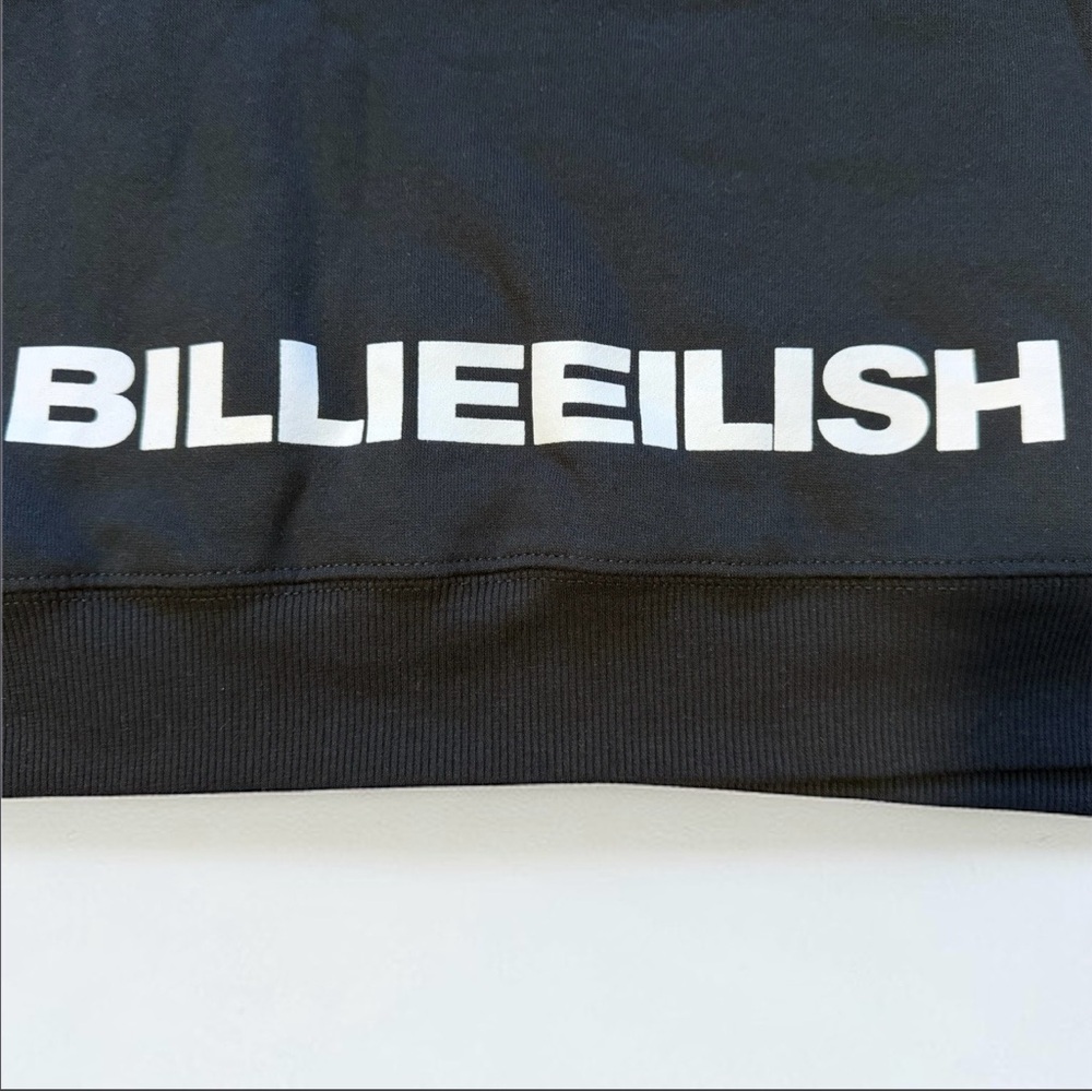 Billie Eilish Black Blohsh Logo Pullover Hoodie - Women's Sweatshirt - Picture 3 of 6
